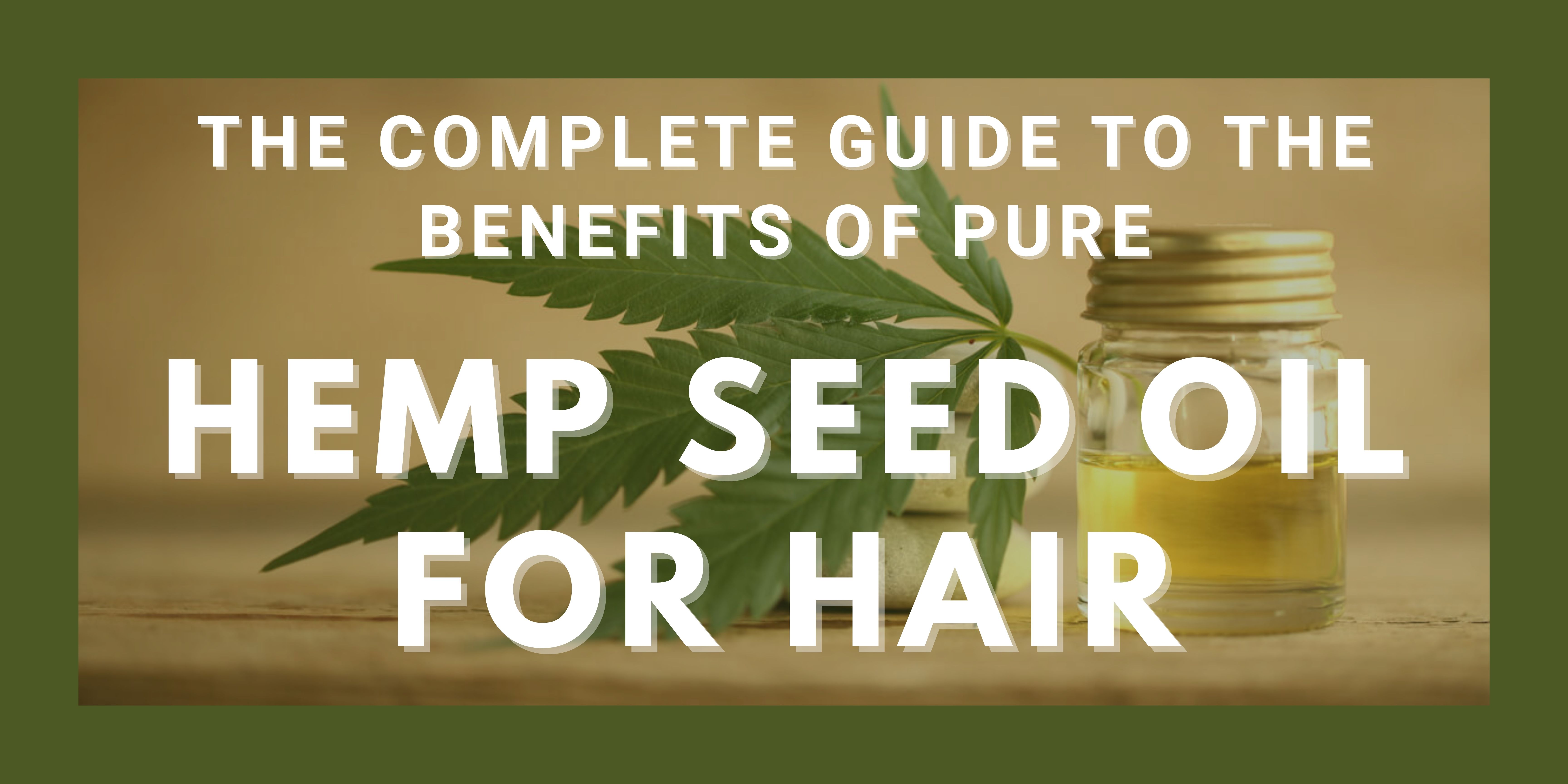 hemp oil for hair banner