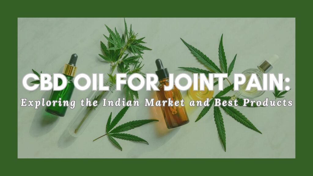 cbd oil for joint pain banner